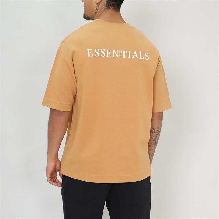 Camel - Blank Essentials - Contrast Puff Print T-shirt
