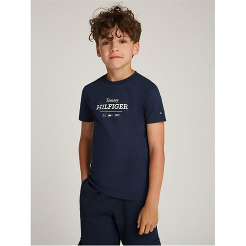 Tommy Hilfiger - Kids' MONOTYPE Short Sleeve T-Shirt