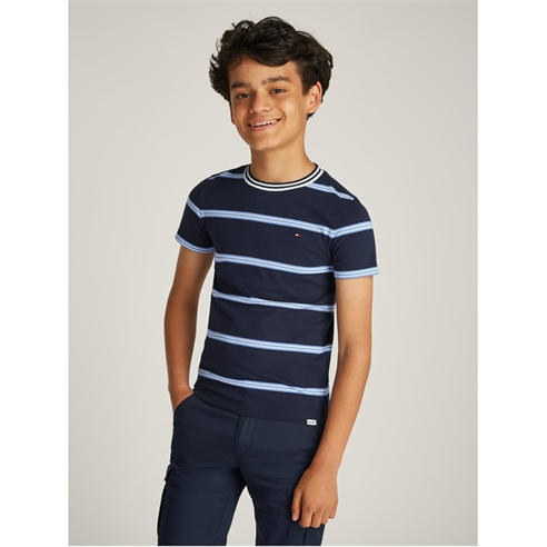 Tommy Hilfiger - Kids' Striped Short-Sleeve T-Shirt