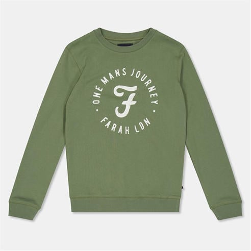 Farah - F/T Logo Crew Neck Juniors