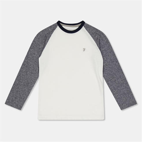 Farah - Injection Slub Ringer Ls Tee Juniors