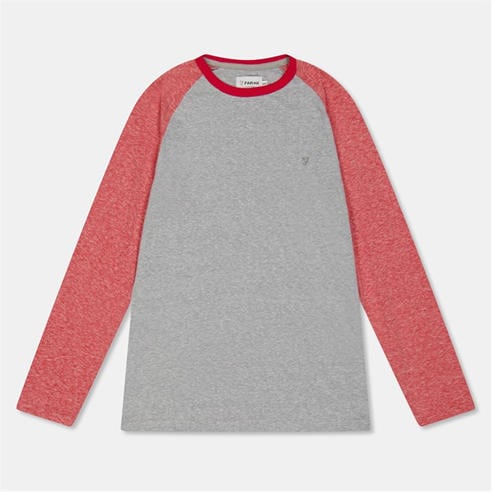 Farah - Injection Slub Ringer Ls Tee Juniors