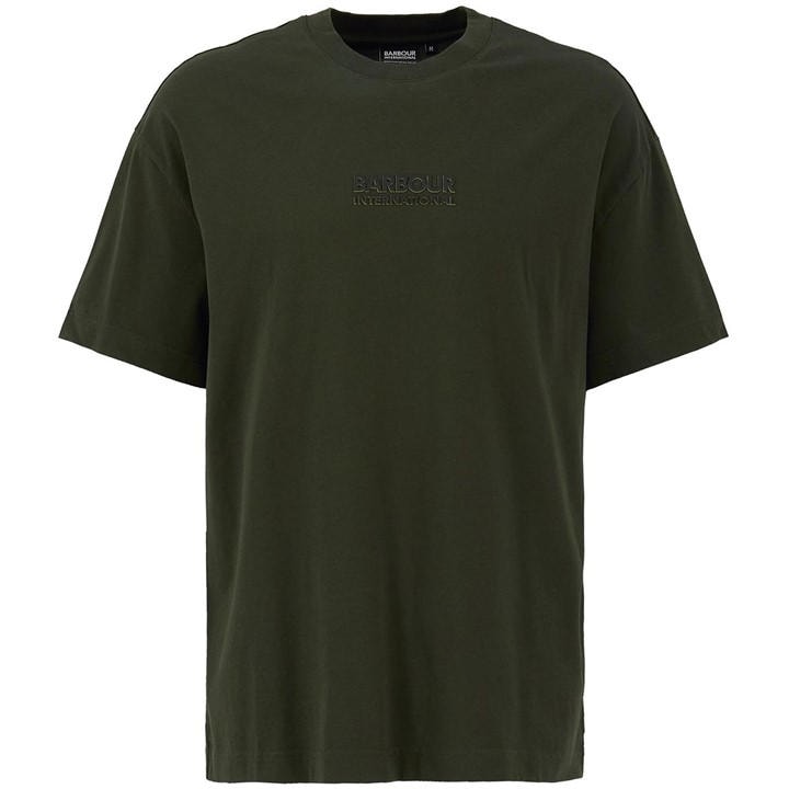 Barbour International Men's Green Oversized Collins T-Shirt 2XL