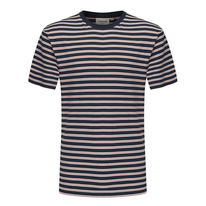 Firetrap Men's Blue Striped Shirt