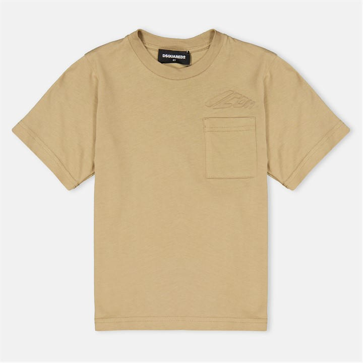 Dsquared2 Boys Beige Icon New Generation T-Shirt Juniors Size 9