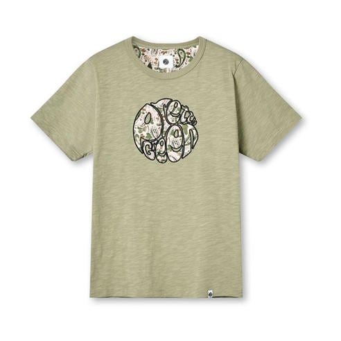 Pretty Green - Men's Aquarelle Print Regular Fit T-Shirt