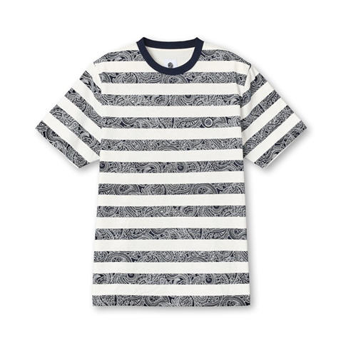 Pretty Green - Men's Eclipse Stripe Regular Fit T-Shirt