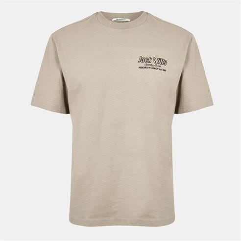 Jack Wills - Men's JW Outline Regular Fit T-Shirt