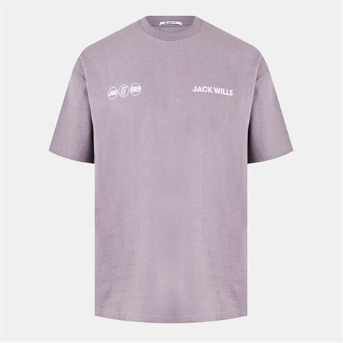 Jack Wills - Men's JW Multi Hit Regular Fit T-Shirt