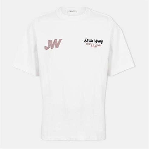 Jack Wills - Men's JW Sporty Initial Regular Fit T-Shirt
