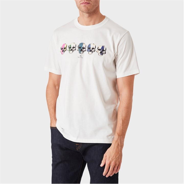 PS BY PAUL SMITH KULL GRAPHIC T-SHIR