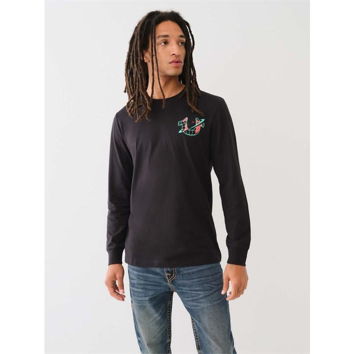 TRUE RELIGION LONG SLEEVE HIGH DYNASTY T-SHIRT MENS