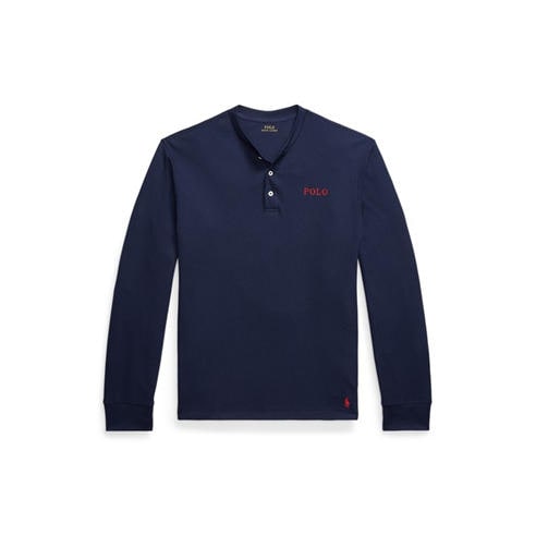 Polo Ralph Lauren - Mens Waffle-Knit Henley Long Sleeve Top