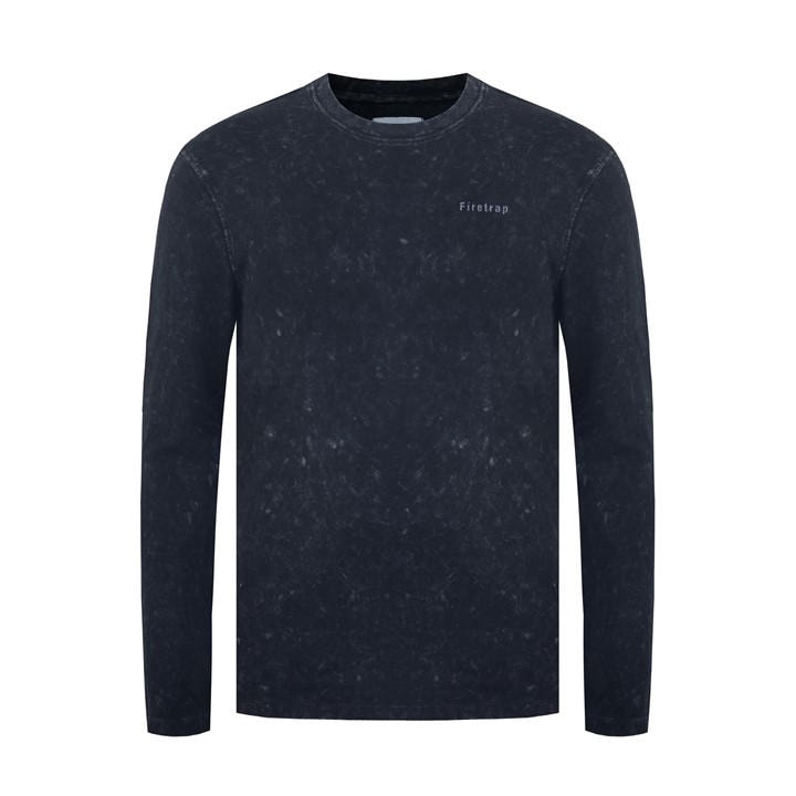 FIRETRAP LONG SLEEVE WASH T-SH