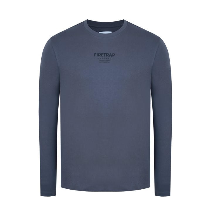 FIRETRAP LONG SLEEVE GARPHIC T-SHIRT MENS