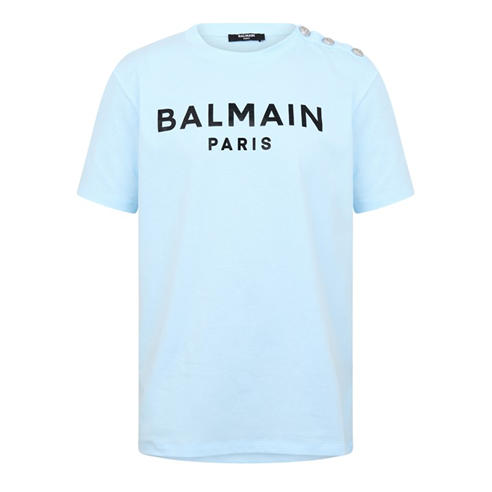 BALMAIN - Button Paris T-Shirt Juniors