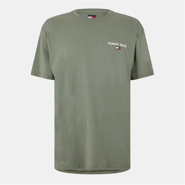 Tommy Jeans Men's Green Back Flag Logo T-Shirt Extra Large