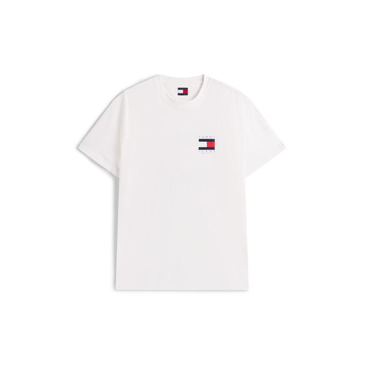Tommy Jeans Men's White Back Flag Logo T-Shirt Extra Large