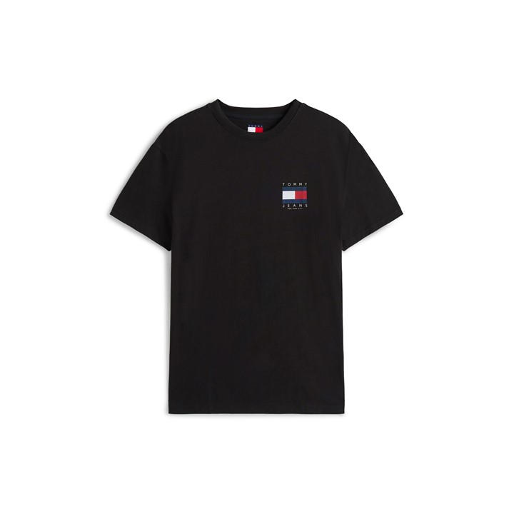Tommy Jeans Men's Black Back Print T-Shirt 3XL