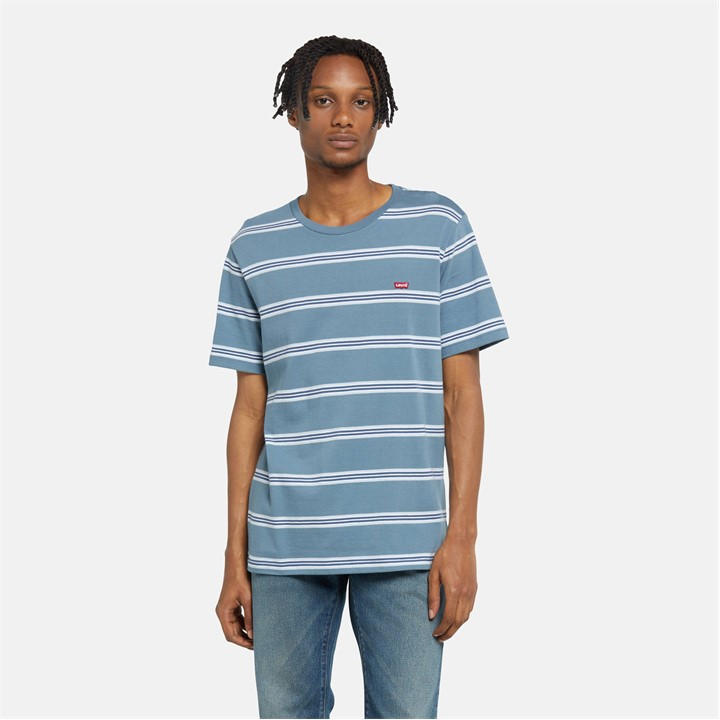 Levis Men's Blue Original T Shirt Medium