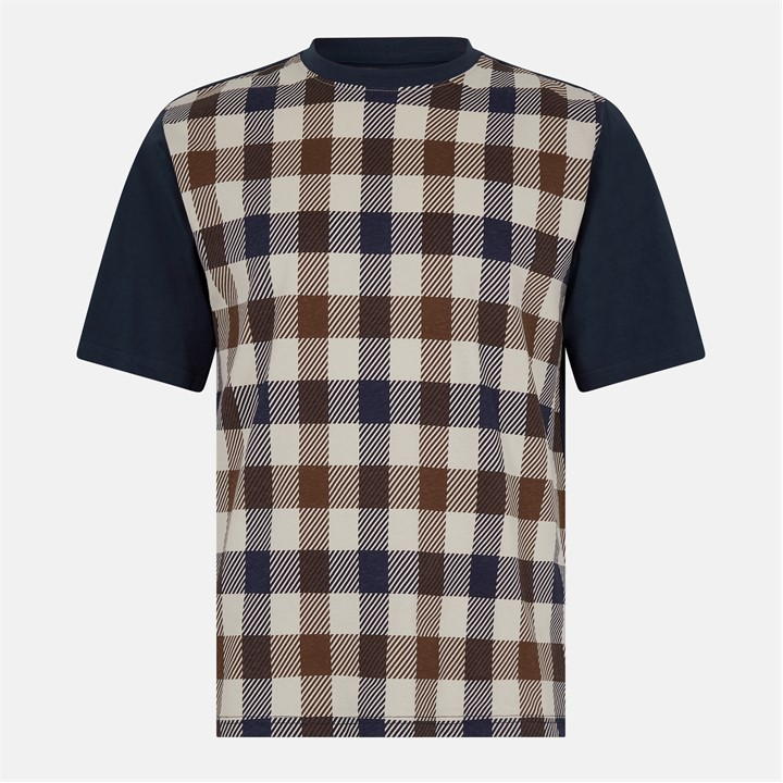 AQUASCUTUM BIG CHECK T-SHIRT