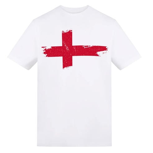 Sports Direct - Men's England Short-Sleeve Cotton Crew-Neck T-Shirt