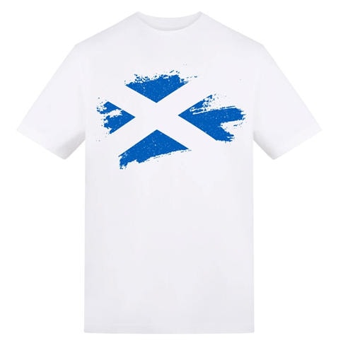 Sports Direct - Men's Scotland Short-Sleeve Crew-Neck T-Shirt