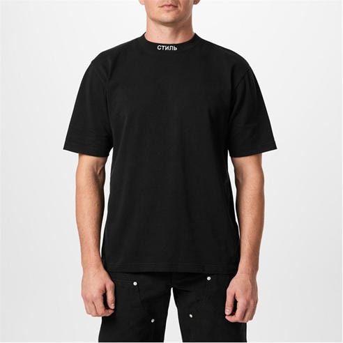 HERON PRESTON - Embroidered Logo Short Sleeve T-Shirt