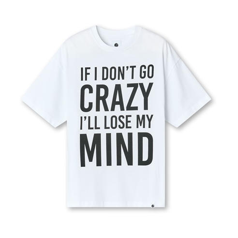Pretty Green - Men's Don't Go Crazy Regular Fit T-Shirt