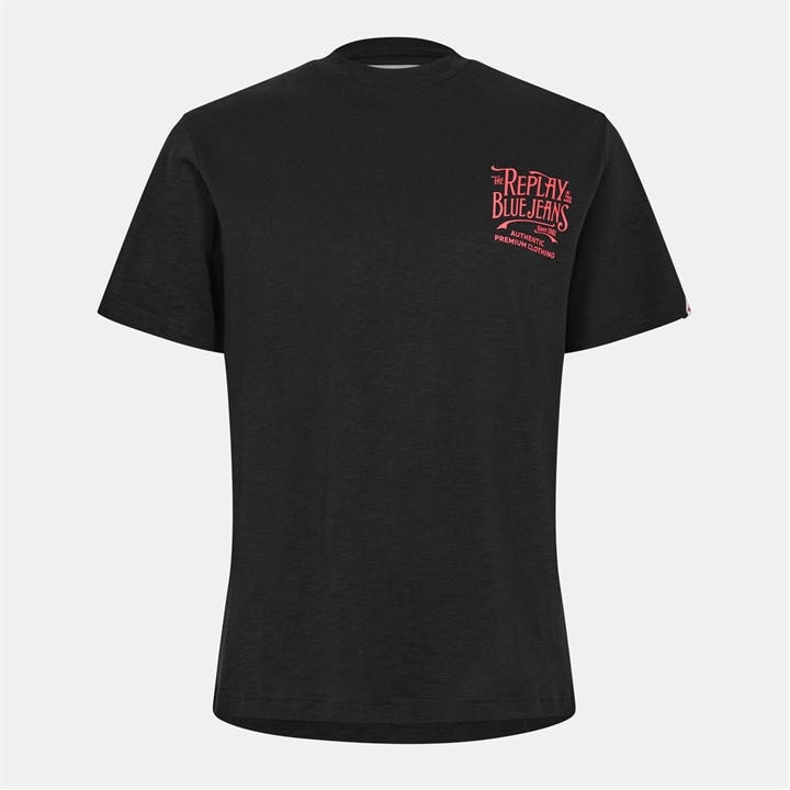 Replay Back Jeans Ts In Black