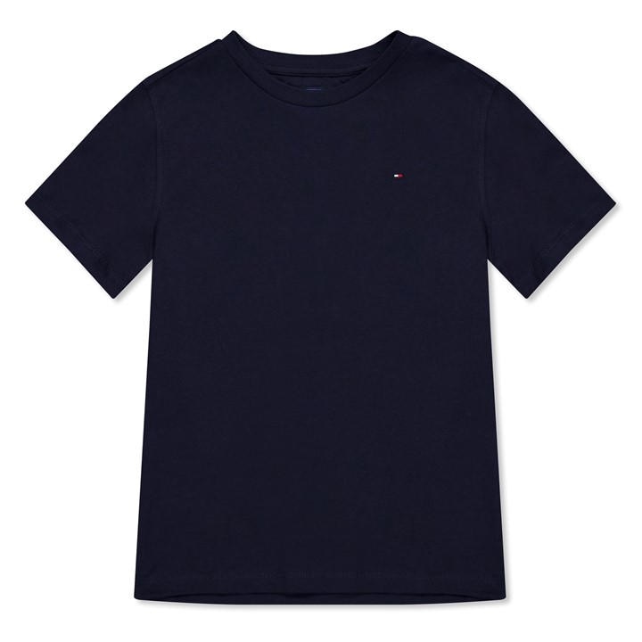 Tommy Hilfiger Unisex Kids Blue Original T Shirt Children's Size 7