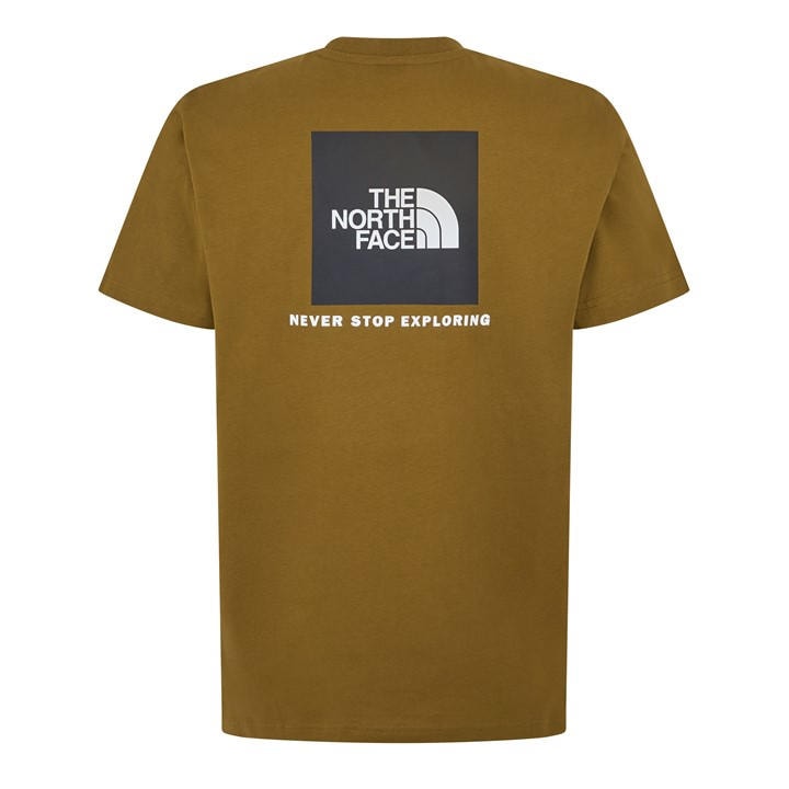 THE NORTH FACE M S/S BOX NSE TEE MOSS GREEN/TNF BL