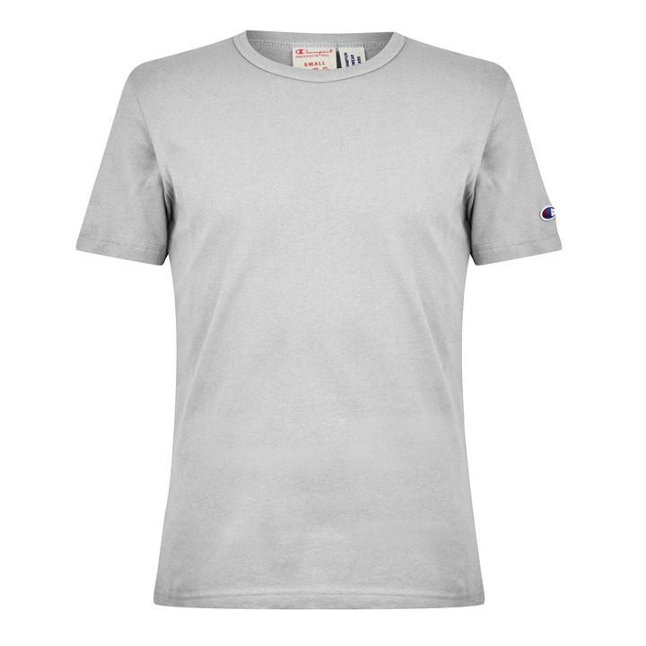 Champion Crewneck T-shirt Mens In Gray
