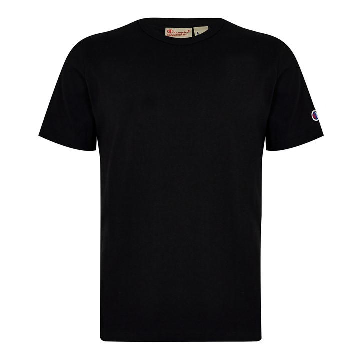 Champion Crewneck T-shirt Mens In Black