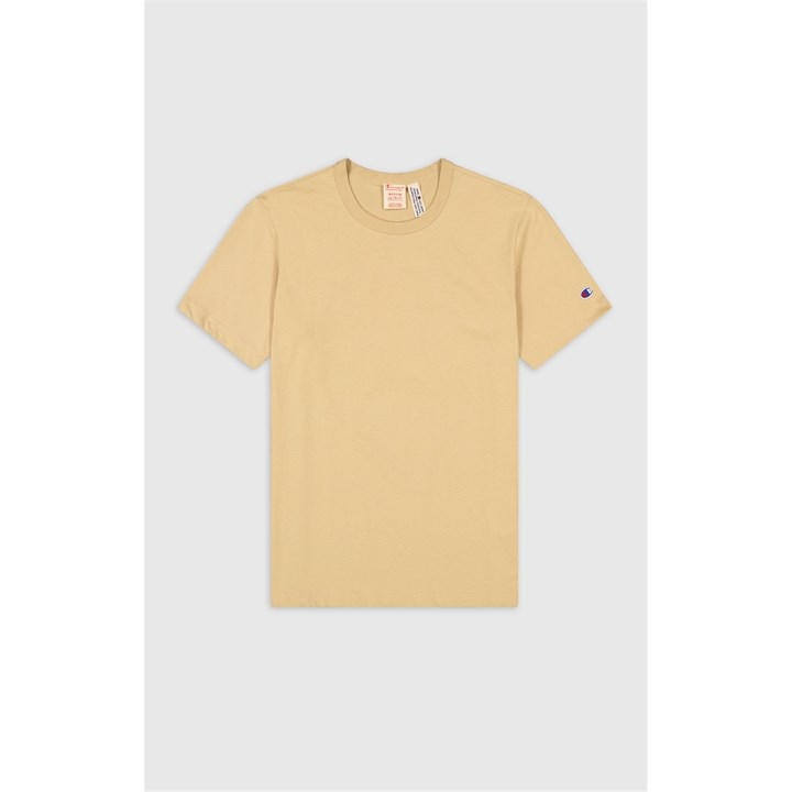 Champion Crewneck T-shirt Mens In Brown