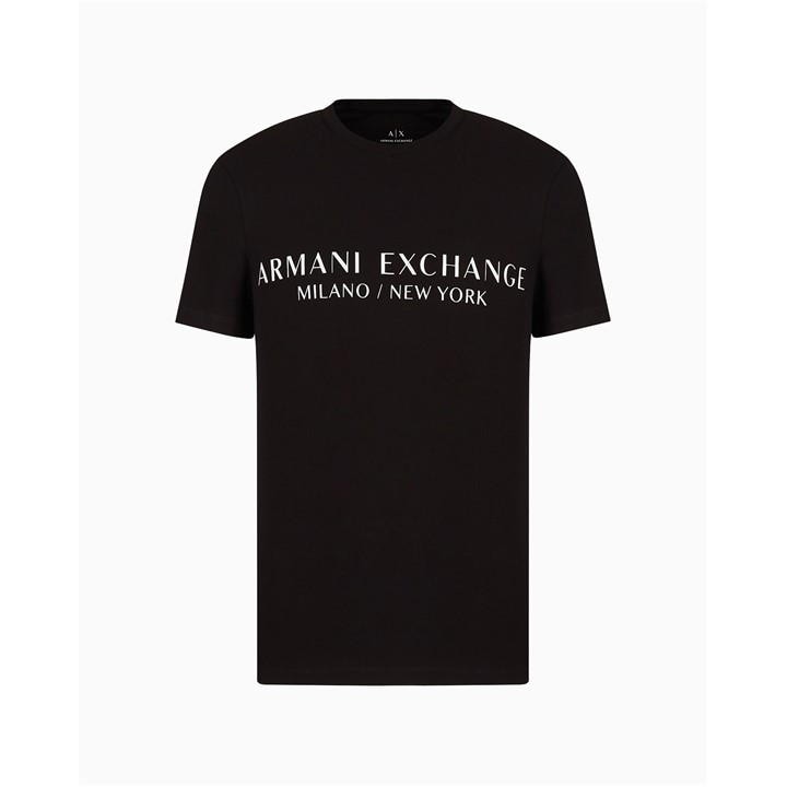 Armani Exchange T-shirt In Black