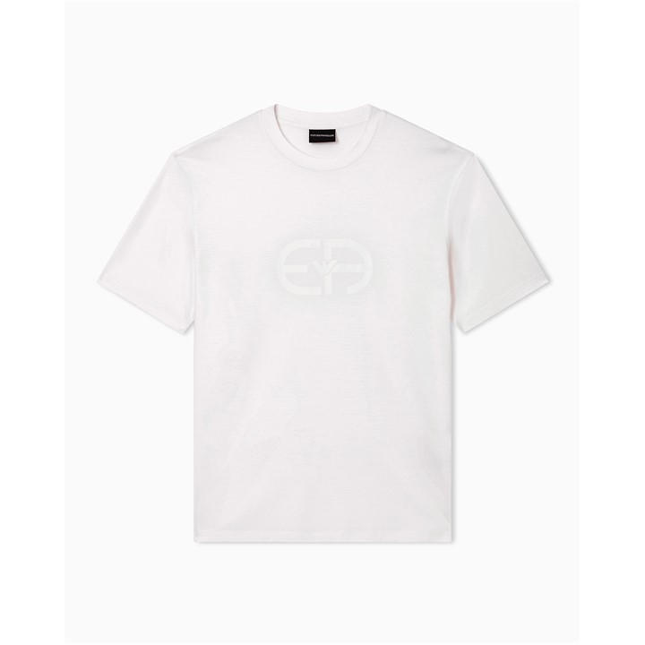 Emporio Armani Men's White T-Shirt Small
