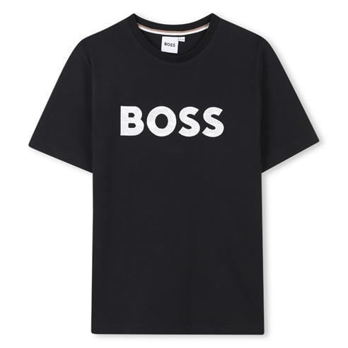 Boss - Kids Embroidered Logo Short-Sleeved T-Shirt