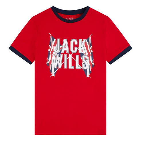 Jack Wills - JW GBR Ringer Tee Jn99