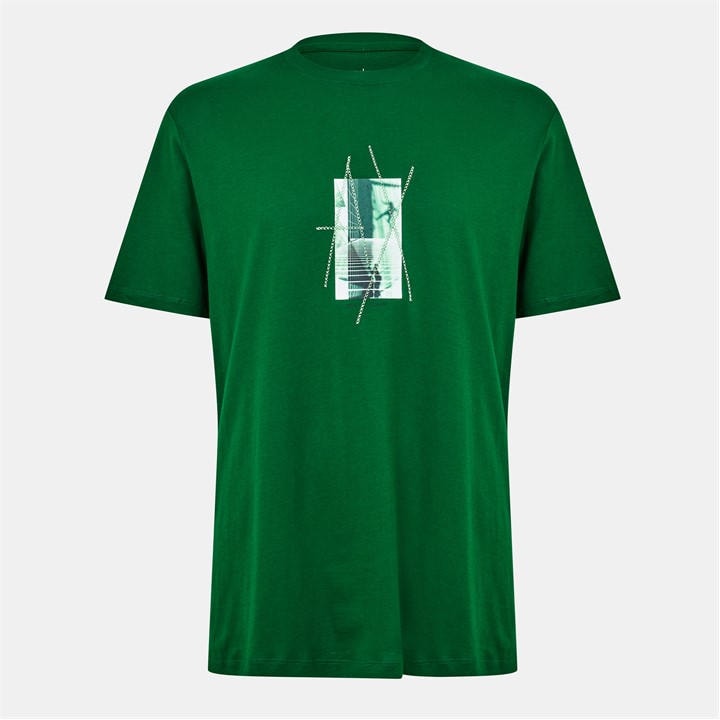 Armani Exchange Men's Green T-Shirt