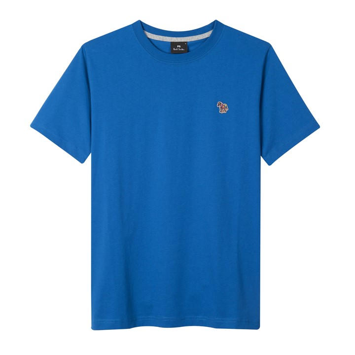 Ps Paul Smith Men's Blue Zebra Crew Neck T-Shirt 2XL