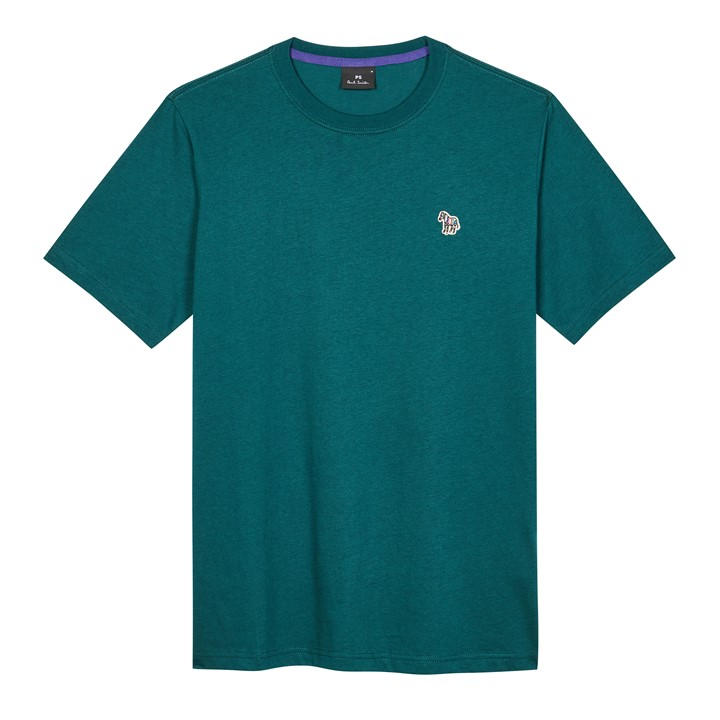 Ps Paul Smith Men's Green Zebra Crew Neck T-Shirt 2XL