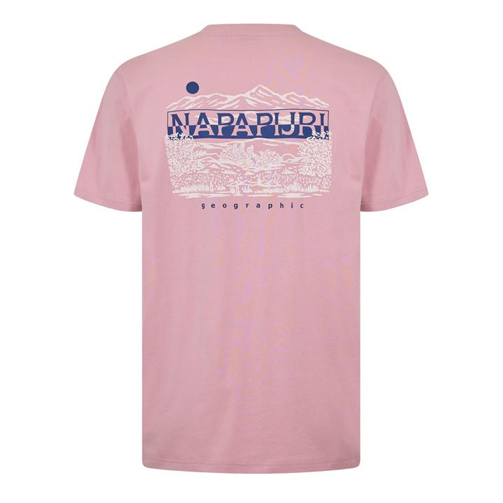 White 002 - Napapijri - Graphic T-shirt Mens