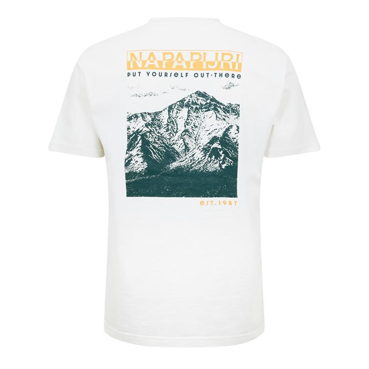 Napapijri Graphic T-shirt - White