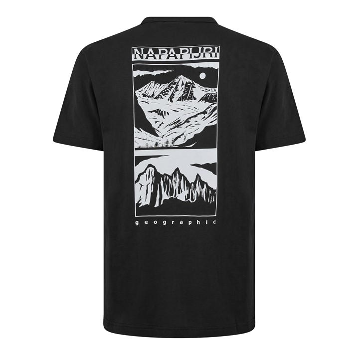 White 002 - Napapijri - Graphic T-shirt Mens