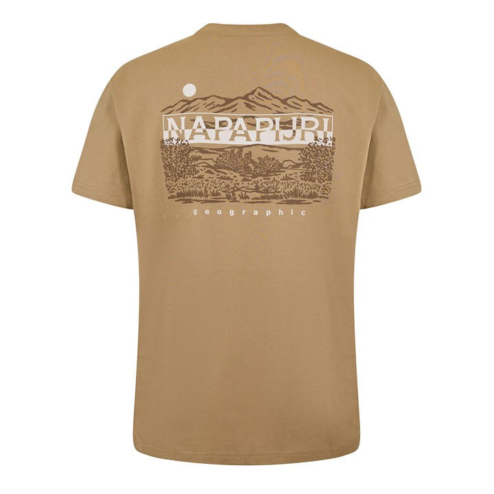 White 002 - Napapijri - Graphic T-shirt Mens