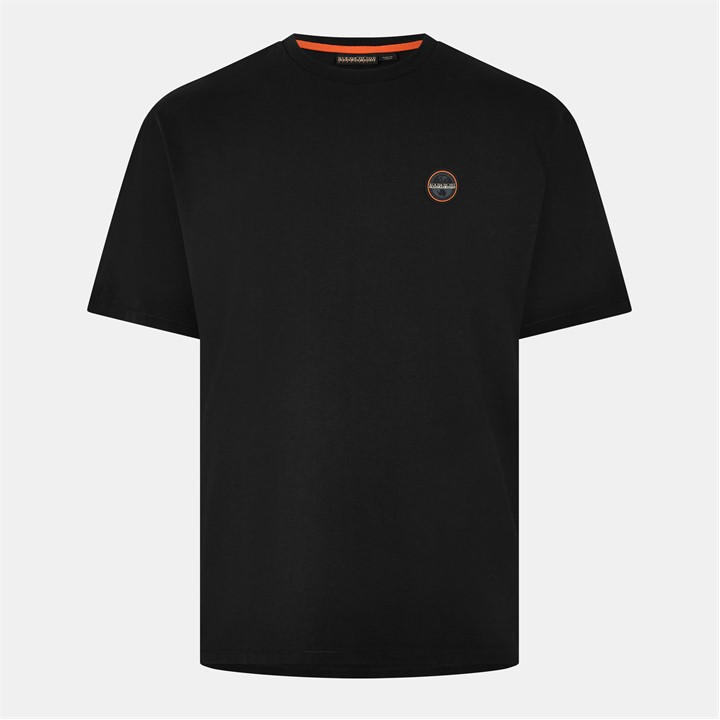 Napapijri Men's Black Napa S-Badge Ss Small