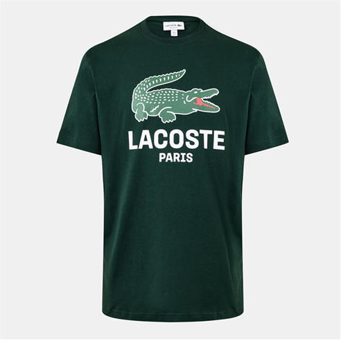 Lacoste - Men's Large Croc Regular Fit T-Shirt