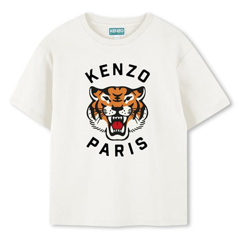 KENZO - Unisex Kids Tiger Regular Fit T-Shirt