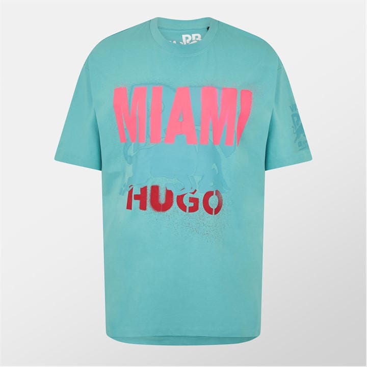 HUGO BOSS MIAMI PRINT T-SHIRT